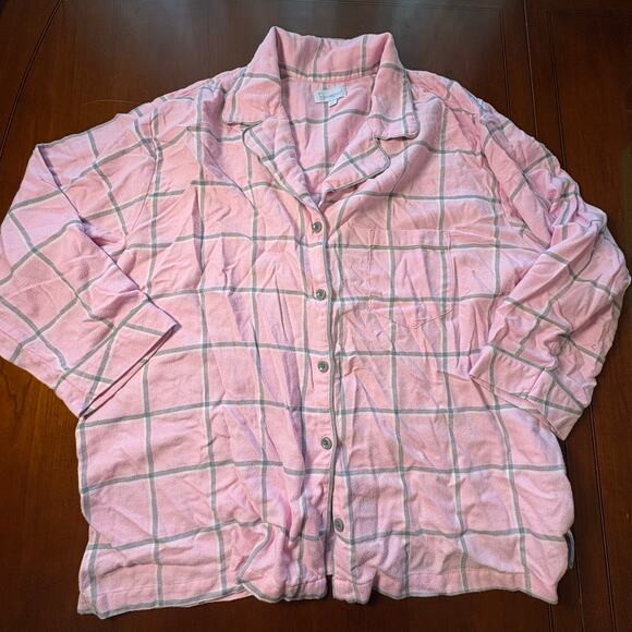 Pajamagram Pink and Gray Pajamas Plus Size 2X - Picture 4 of 9